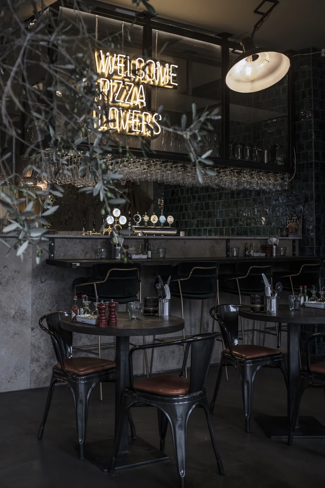 cafe interior bar view